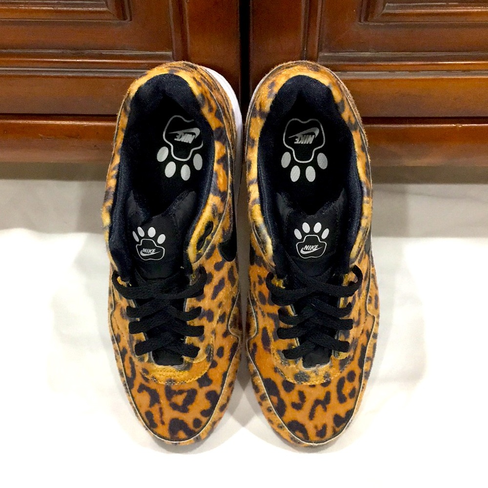 ❤️ NIKE ❤️ RARE COLLECTION LIMITED EDITION LUXURY LEOPARD DESIGN SPORTS SHOES . - Picture 1 of 9